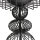 Lampe de chevet moderne noire