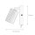 Applique avec interrupteur câble laiton GU10 réglable