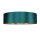 Lampe de plafonnier 4 flammes vert or tissu décoratif