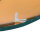 Lampe de plafonnier 4 flammes vert or tissu décoratif