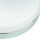 Lampe de salle de bain ronde D : 32 cm verre chromé blanc