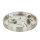 Plafonnier verre mat nickel