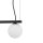 Suspension aluminium verre 107 cm GU10 G9 faible éblouissement