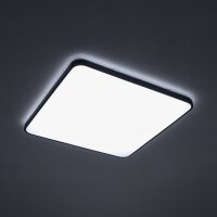 Blendarme LED Lampe de plafonnier noir métal 6000...