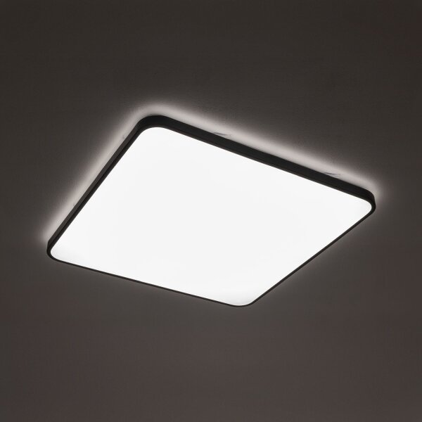 Blendarme LED Lampe de plafonnier noir métal 3000 K L:63,5