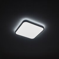 Lampe de plafonnier LED blanche métal 4000 K 16 W...