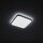 Lampe de plafonnier LED blanche métal 4000 K 16 W faible éblouissement
