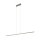 Lampe à suspendre LED aluminium olive de soie 32 W 150 cm de long
