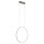 Lampe LED à suspendre anneau aluminium olive de soie 21 W 660 lm