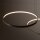 Suspension LED aluminium olive de soie 45 W 3 flammes