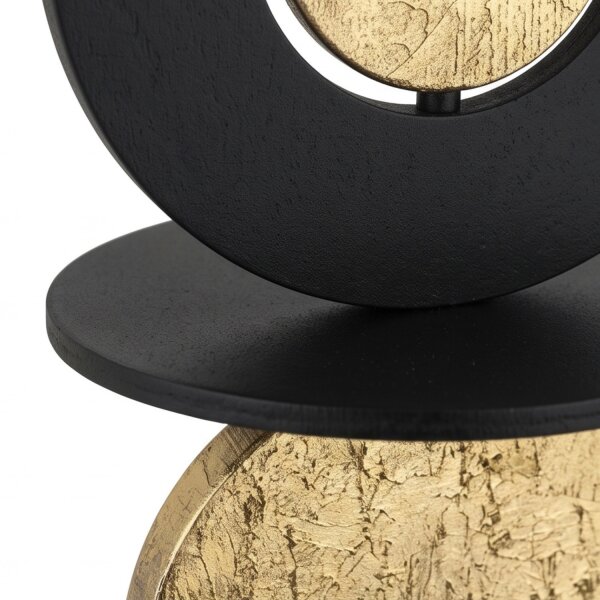 Lampe à suspendre ronde bois métal Ø16 cm E27 décoratif