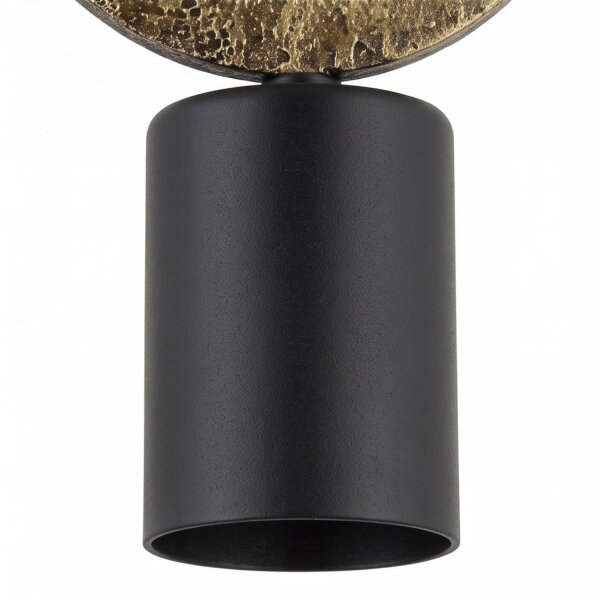 Lampe à suspendre ronde bois métal Ø16 cm E27 décoratif