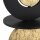 Lampe à suspendre ronde bois métal Ø16 cm E27 décoratif