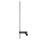 Applique LED noire aluminium GU10 H:80 cm indirecte