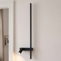 Applique LED noire aluminium GU10 H:80 cm indirecte