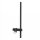 Applique LED noire aluminium GU10 H:80 cm indirecte