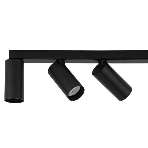 Lampe à suspendre flexible en aluminium 160 cm GU10 noir