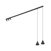 Lampe à suspendre flexible en aluminium 160 cm...