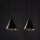 Lampe à suspendre flexible en aluminium 160 cm GU10 noir
