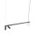 Lampe à suspendre flexible aluminium verre 107 cm Umbra Gris