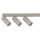 Suspension mobile métal gris soie GU10 160 cm