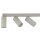 Suspension mobile métal gris soie GU10 160 cm