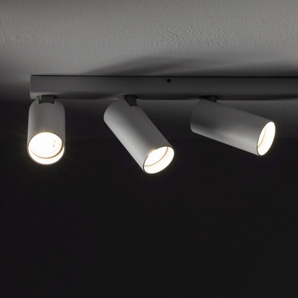 Suspension réglable métal blanc GU10 160 cm de long