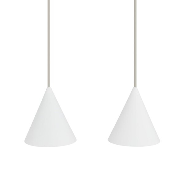 Suspension réglable métal blanc GU10 160 cm de long