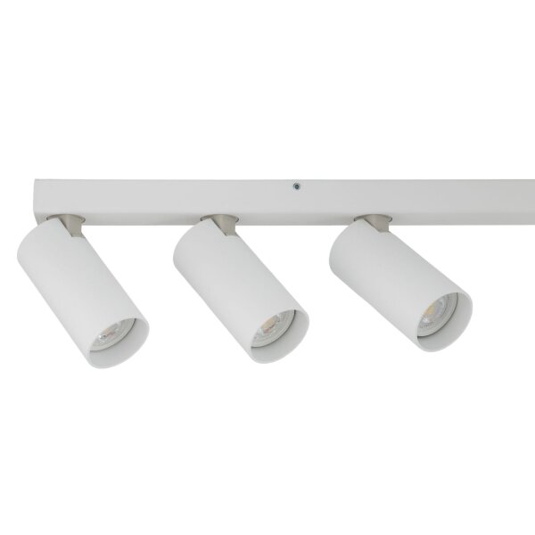 Suspension réglable métal blanc GU10 160 cm de long