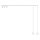Suspension réglable métal blanc GU10 160 cm de long