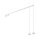 Suspension réglable métal blanc GU10 160 cm de long