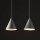 Suspension réglable métal blanc GU10 160 cm de long
