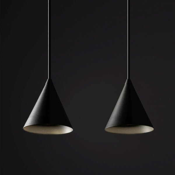 Suspension mobile métal Umbra Gris GU10 160 cm