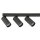 Suspension mobile métal Umbra Gris GU10 160 cm