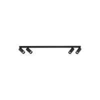 Spot de plafond flexible noir aluminium L:90,5 cm GU10
