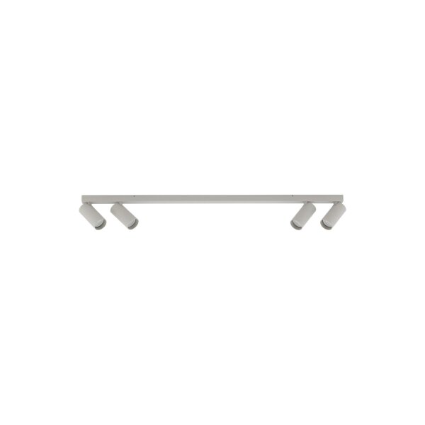 Spot de plafond orientable gris soie métal 90,5 cm GU10