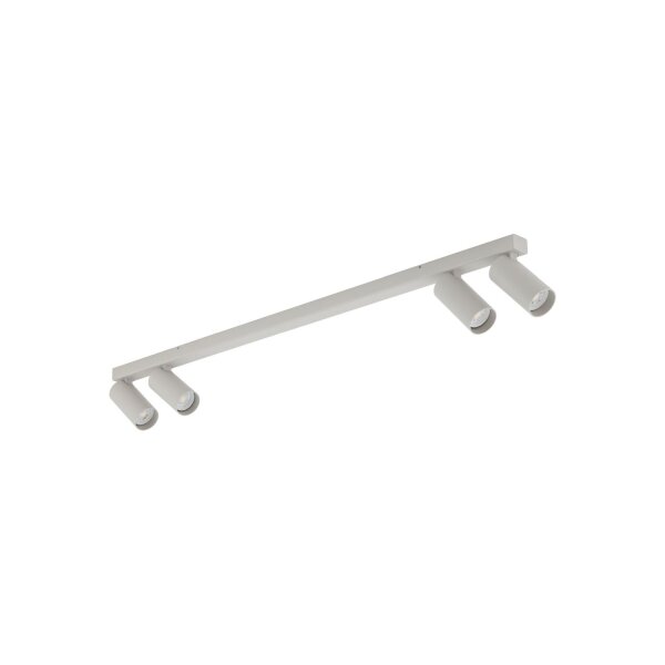 Spot de plafond orientable gris soie métal 90,5 cm GU10