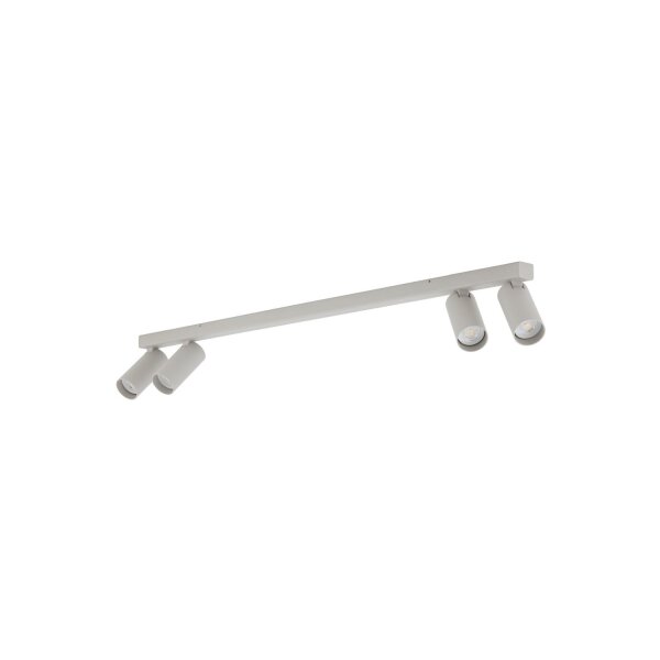 Spot de plafond orientable gris soie métal 90,5 cm GU10