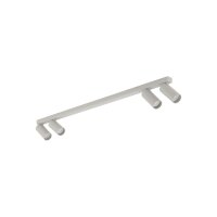Spot de plafond orientable gris soie métal 90,5 cm...