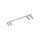 Spot de plafond orientable gris soie métal 90,5 cm GU10