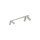 Spot de plafond orientable gris soie métal 90,5 cm GU10