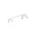 Spot de plafond orientable GU10 blanc métal 90,5 cm de long