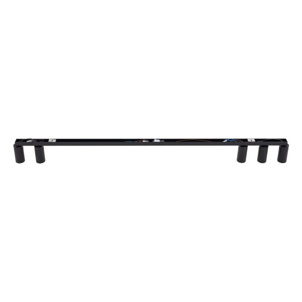 Spot de plafond orientable GU10 noir métal 130 cm