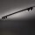 Spot de plafond orientable GU10 noir métal 130 cm