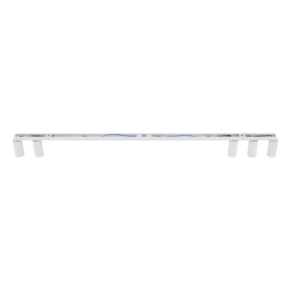 Spot de plafond flexible blanc GU10 5-flamme aluminium