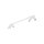 Spot de plafond flexible blanc GU10 5-flamme aluminium