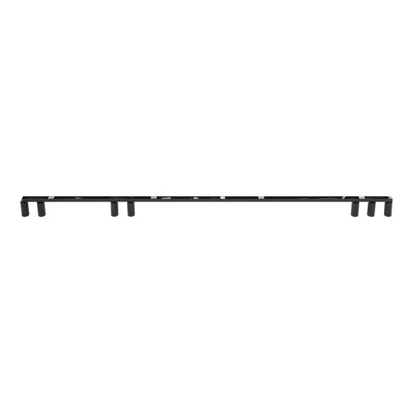 Spot de plafond flexible noir 7 flammes aluminium