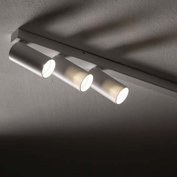 Spot de plafond allongé blanc 212 cm GU10 7-flamme