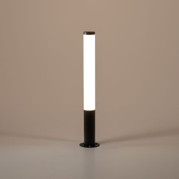 Borne déclairage LED Aluminium Noir 30 W IP54 100 cm
