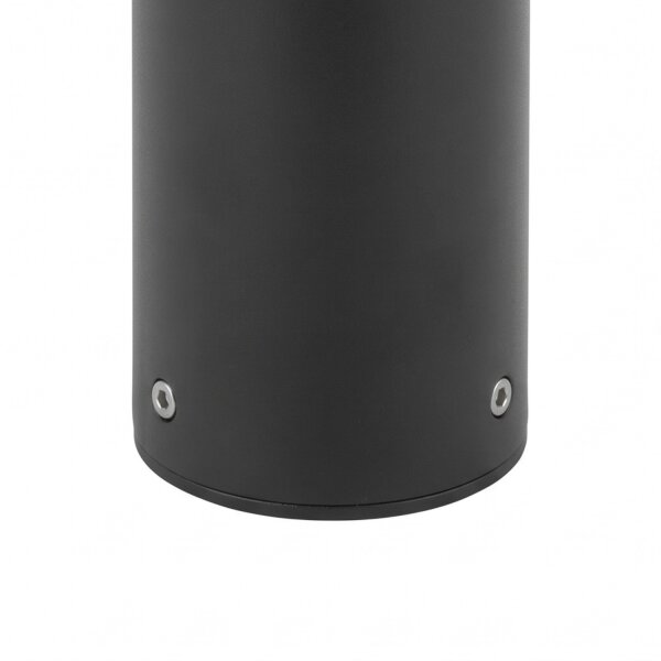Petite borne déclairage verre fumé aluminium E27 IP44 80 cm
